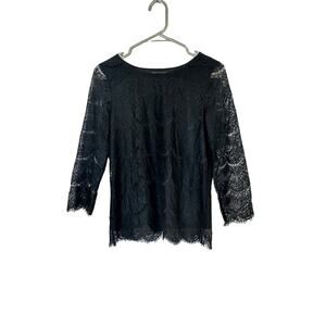 Adrianna Papell Lace Shirt